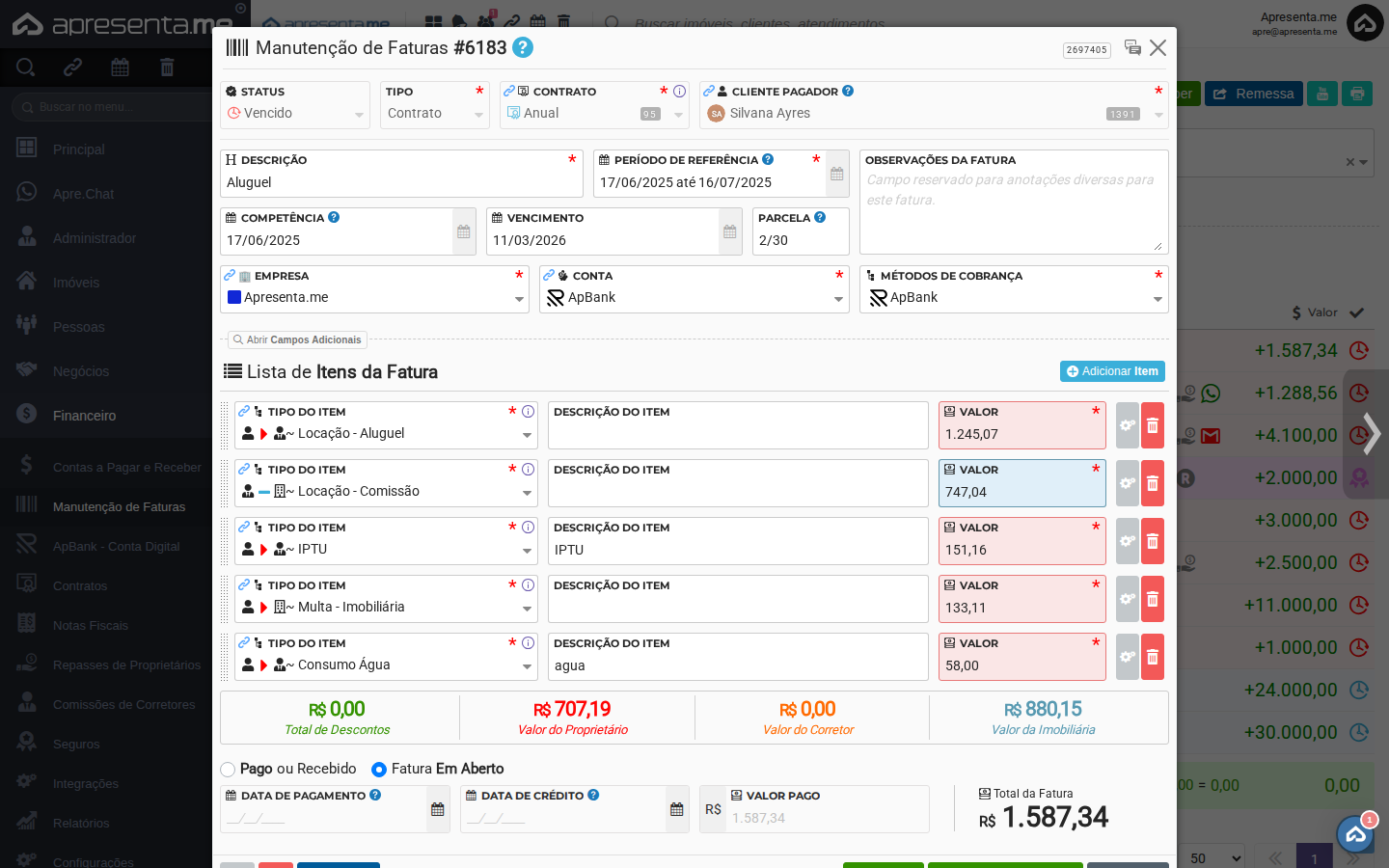 Boleto registrado com sucesso